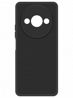 Клип-кейс Krutoff Silicone Case для Xiaomi Redmi A3/Poco C61 (Черный)