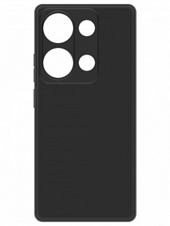 Клип-кейс Krutoff Silicone Case для Xiaomi Redmi Note 13 Pro 4G/Poco M6 Pro (Черный)