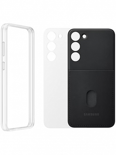 Клип-кейс для Samsung Galaxy S23+ (SM-G916) Frame Case Черный