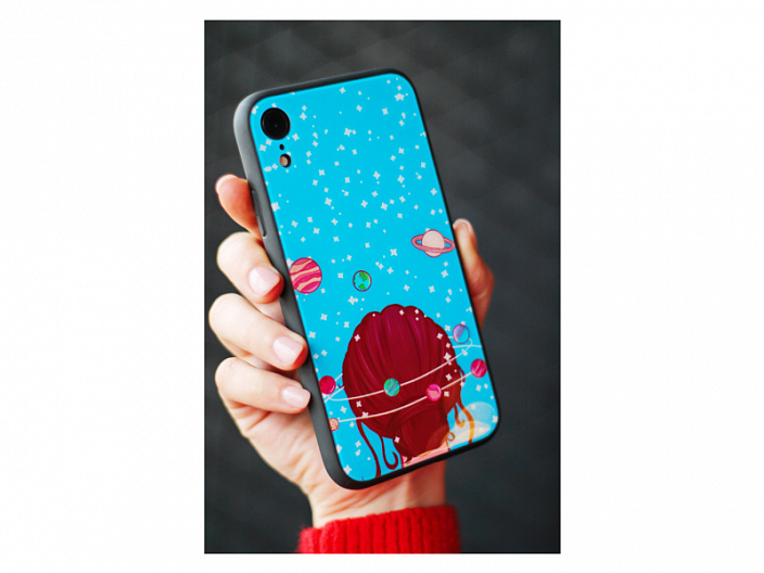 Клип-кейс Samsung Galaxy A20/A30 (A205/A305) Glass Print 1