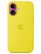 Клип-кейс для iPhone 16 Silicone Case Soft Touch Желтый